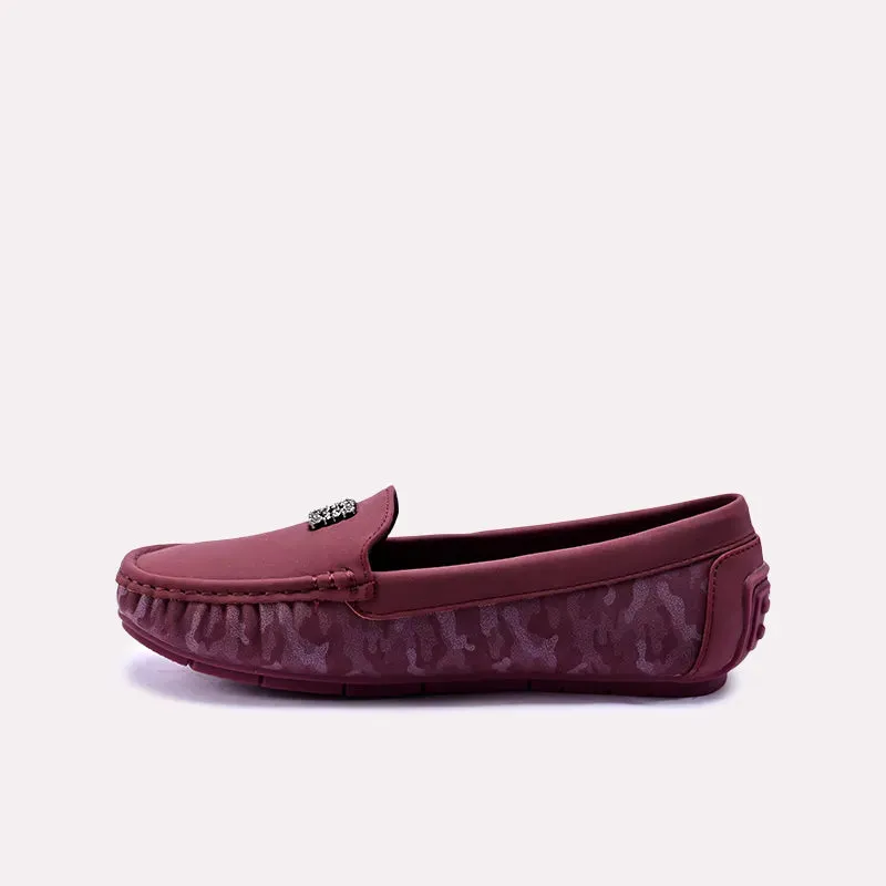 Agnessa Maroon Casual Pumps 0431283