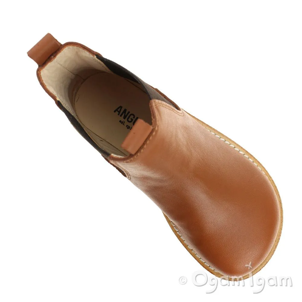 Angulus Chelsea Boys Girls Cognac Boot