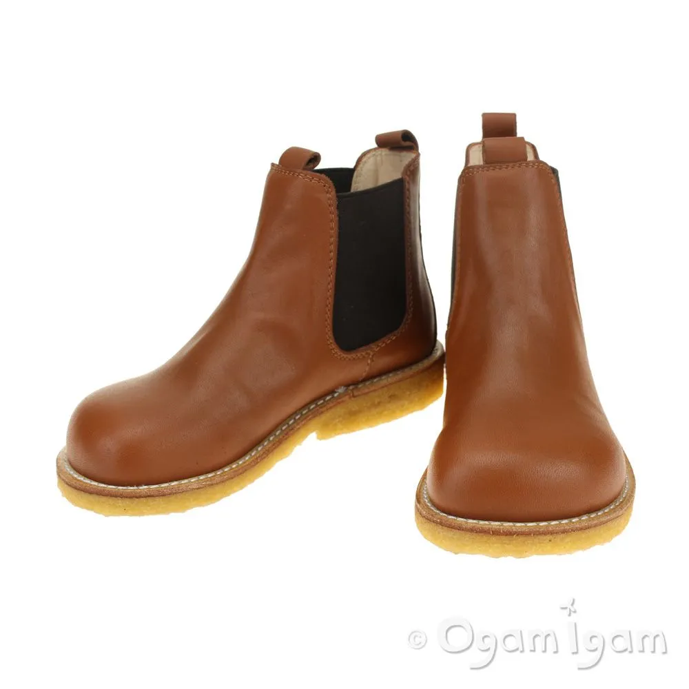 Angulus Chelsea Boys Girls Cognac Boot