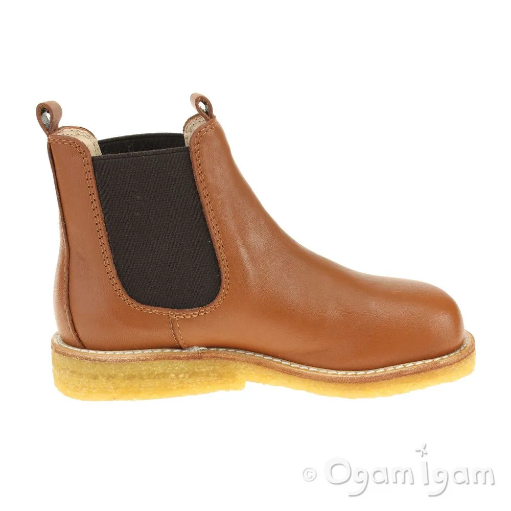 Angulus Chelsea Boys Girls Cognac Boot