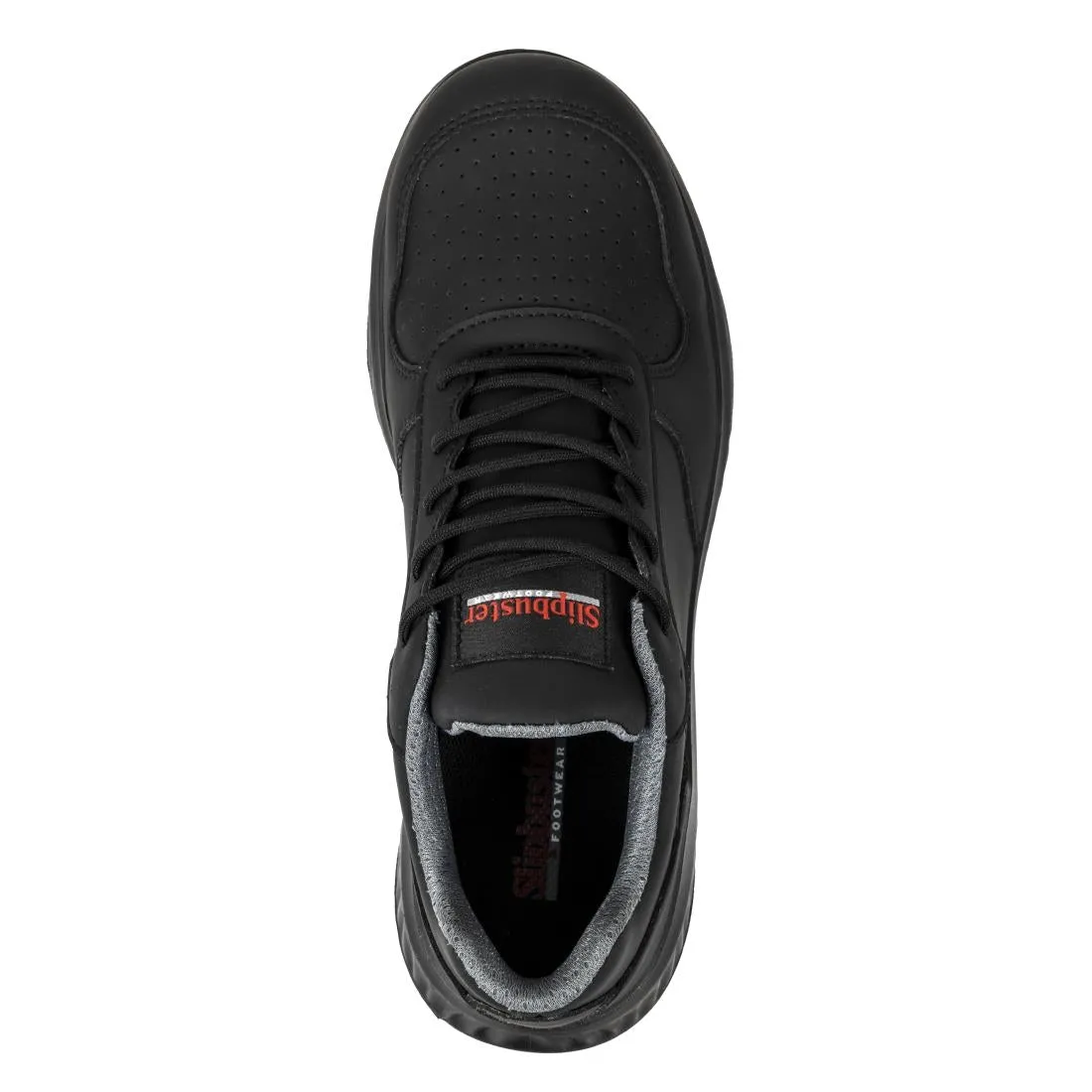 BA063-37 Slipbuster Recycled Microfibre Trainers Matte Black 37