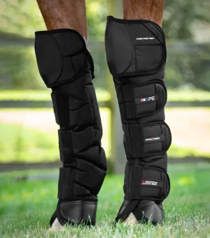 Ballistic Knee Pro-Tech Horse Travel Boots Black