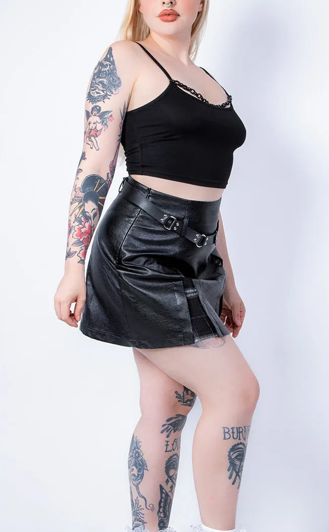 Battle Ready Pleated Skirt | Black