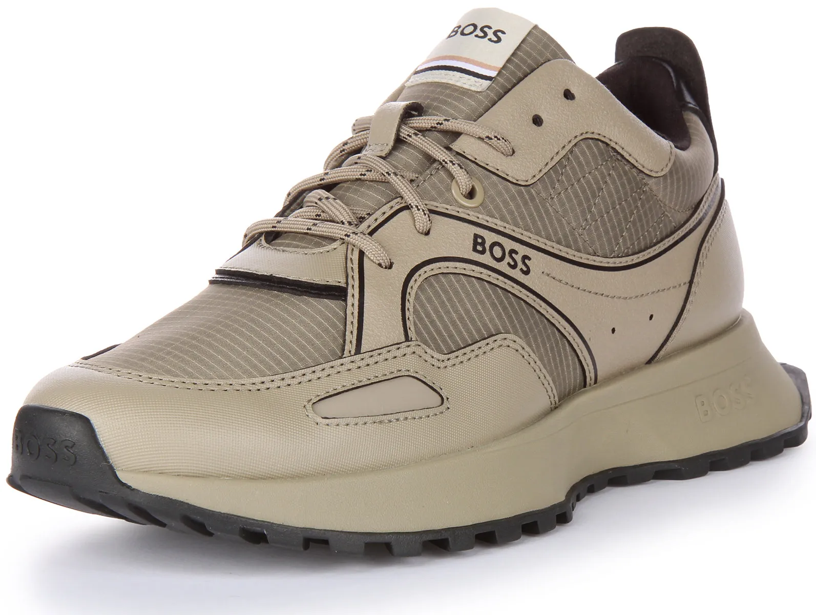 Boss Jonah Runner Rsrb In Beige For Men