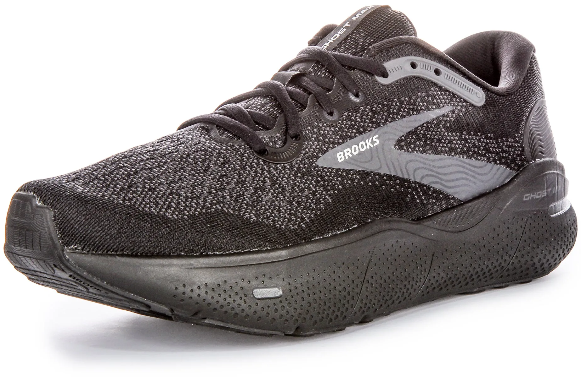 Brooks Ghost Max In Black For Men | Wide Fit