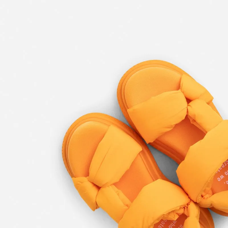 Brute Orange Chunky Sandals