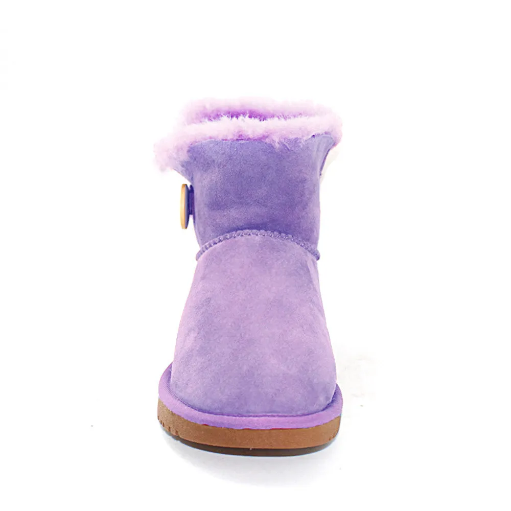 Classic One Button Ugg Boot - Purple