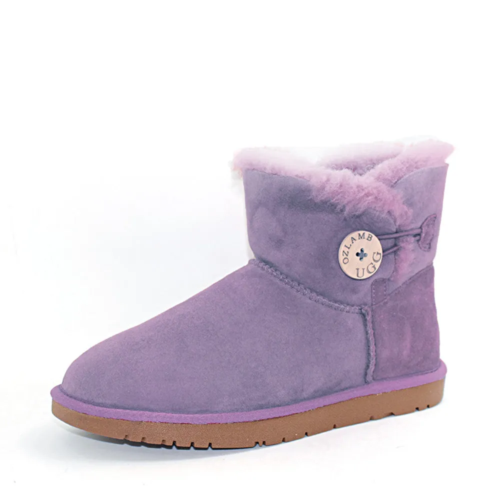 Classic One Button Ugg Boot - Purple