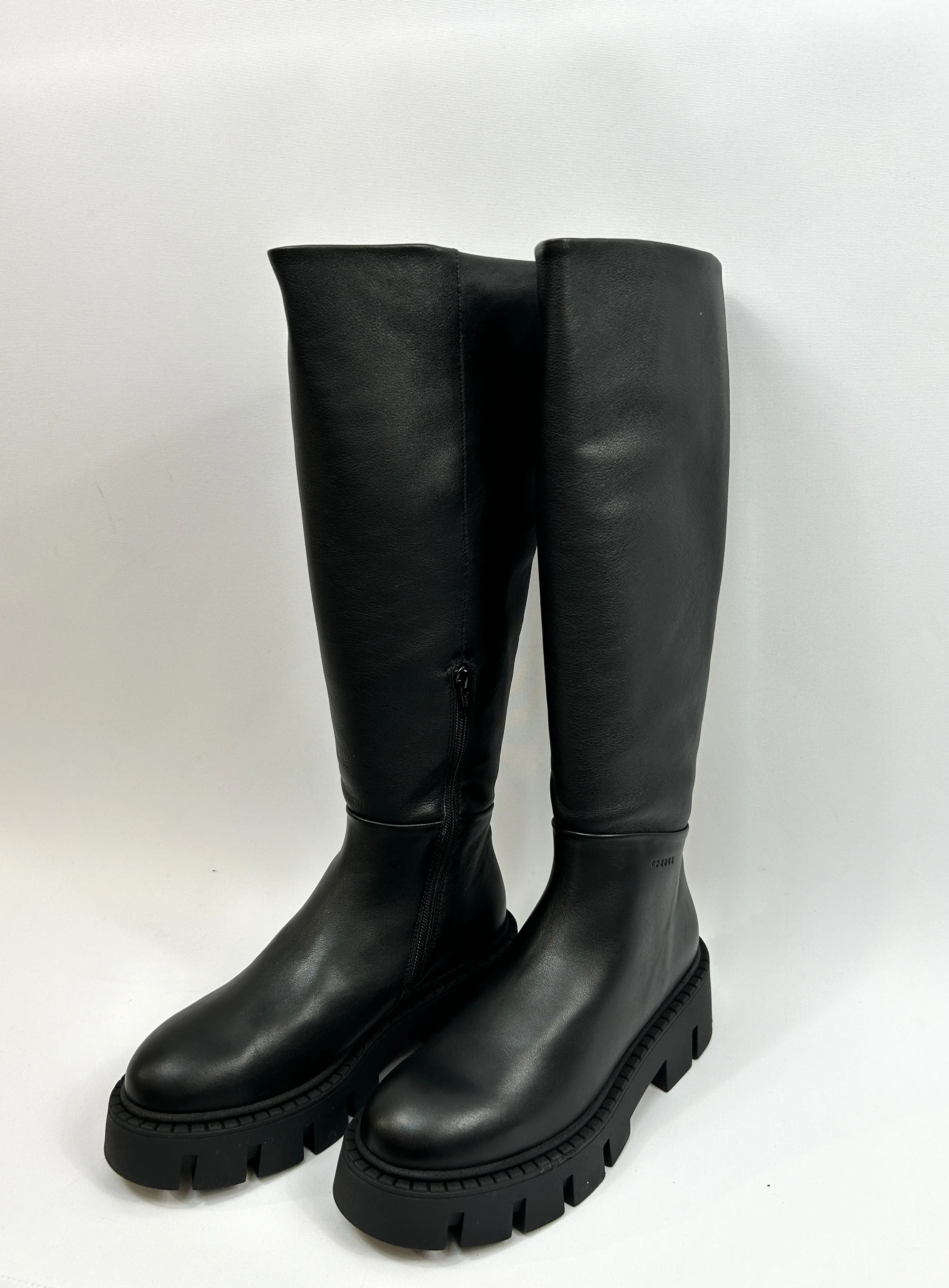 COPHENGEN Black Knee High Boots