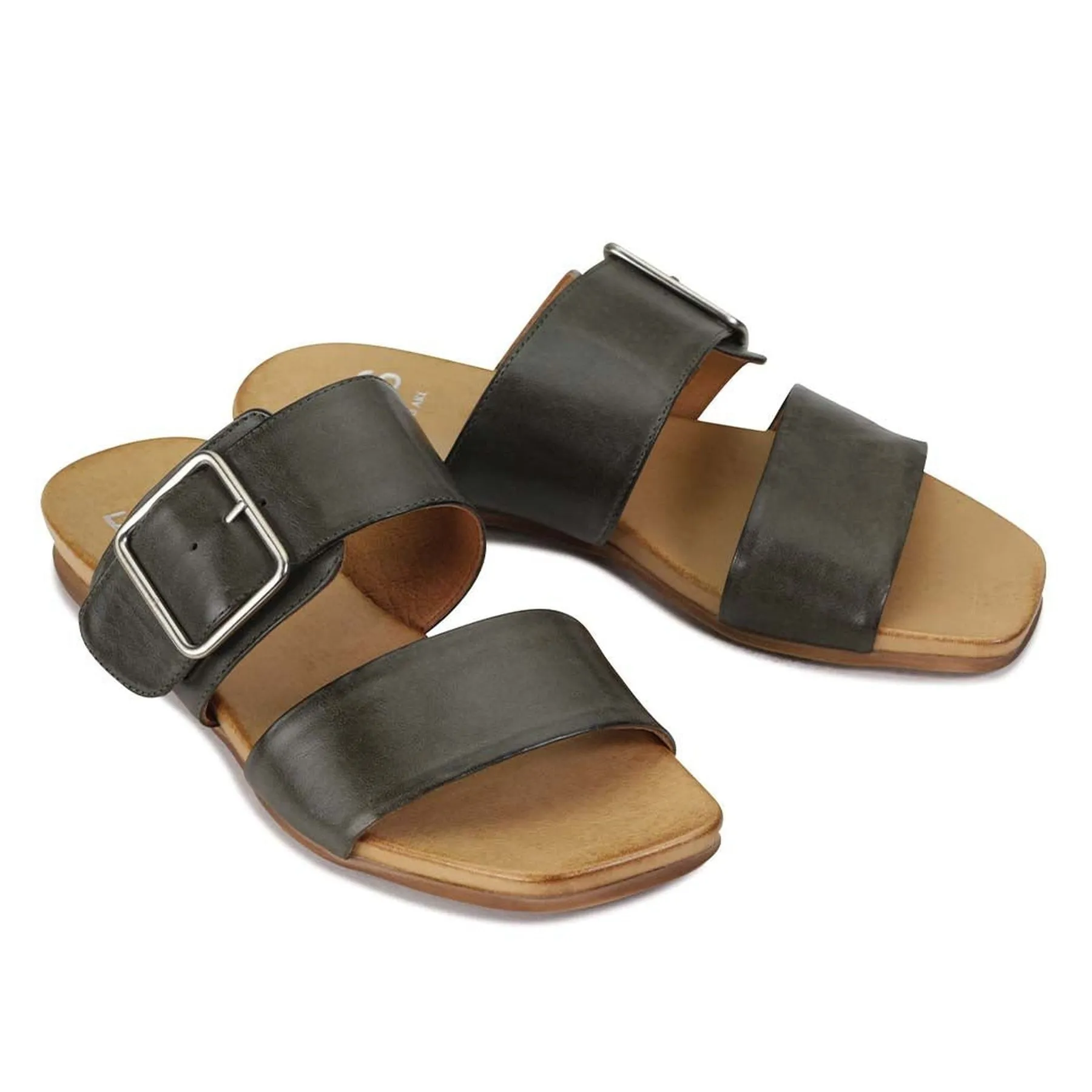 DALLAS LEATHER BUCKLE SANDAL