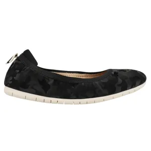 Devoted Black Camo Slip-On Flats