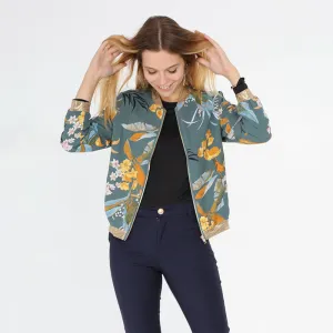 Gina Bomber Jacket Forrest Green