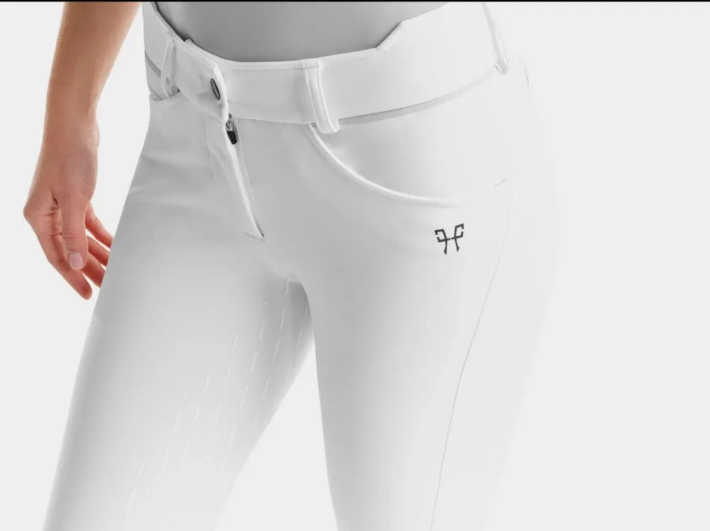 Horse Pilot X-Dress Womens Full Seat Grip Breech - White