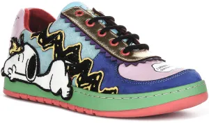 Irregular Choice X Peanuts Pondering Pup In Blue For Women