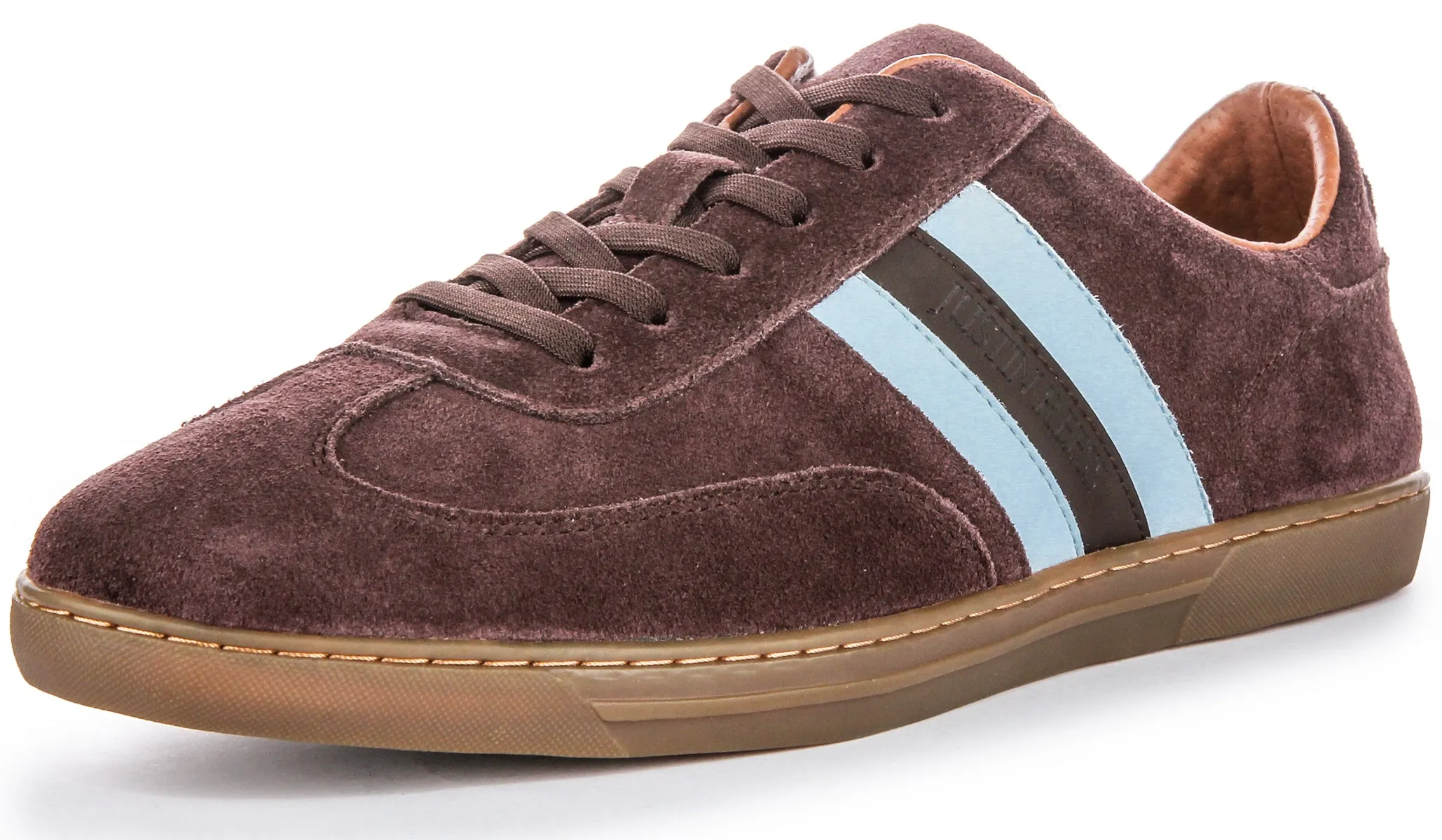 Justinreess England Hellion In Brown Blue For Men