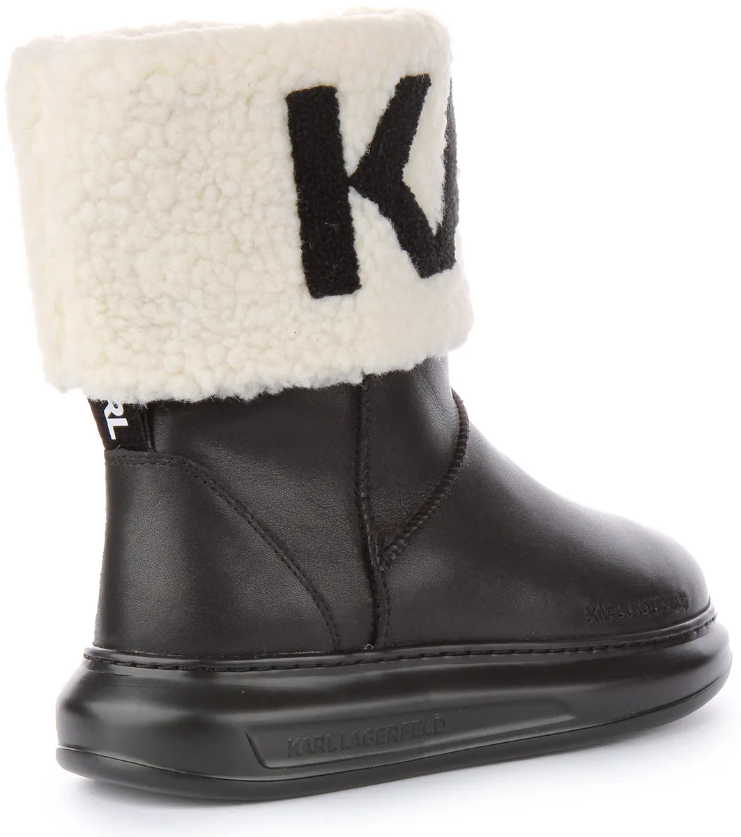 Karl Lagerfeld Kapri Kosi In Black For Women