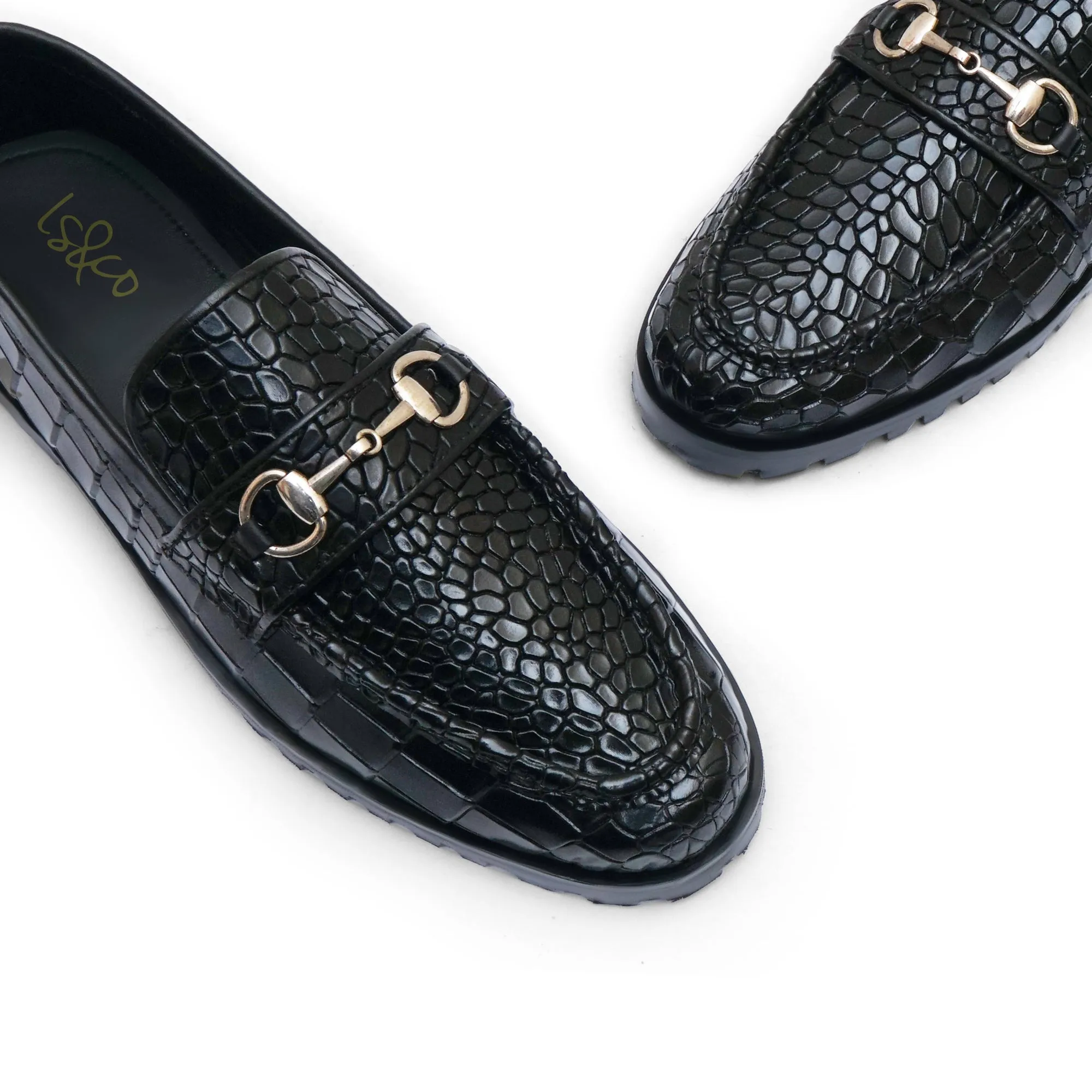 LS Pure Leather Urban Edge Chunky Loafers LS-406