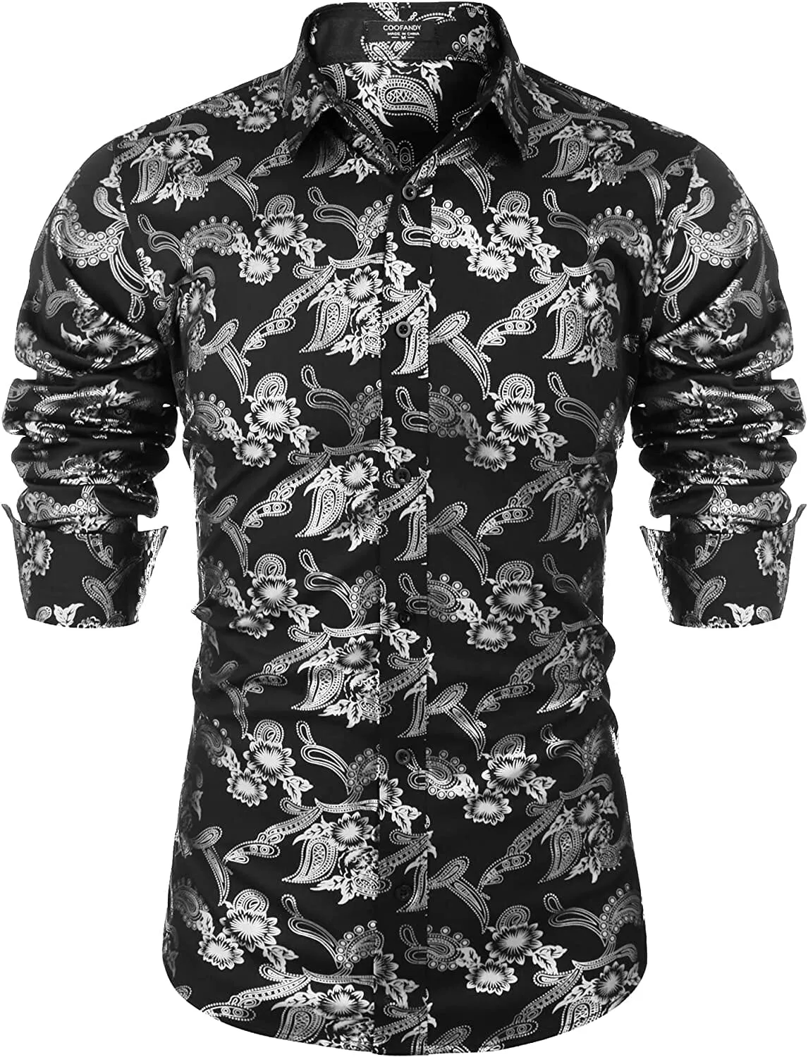 Luxury Design Floral Dress Shirt (US Only)