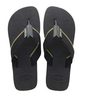 Men's Brasil Flip Flops - Black