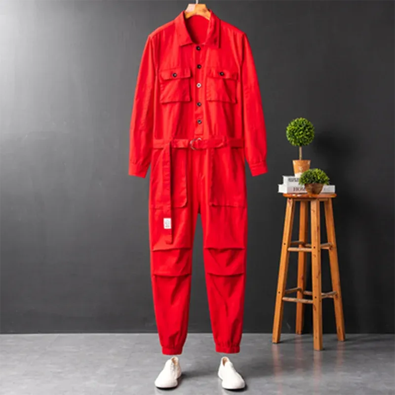 Men's Japanese Street Style Jumpsuit