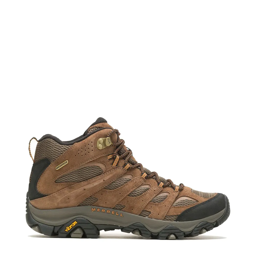 Merrell Men's Moab 3 Mid Waterproof Hiking Boots (Earth Brown)