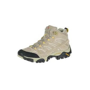 Merrell Womens Moab Ventilator Mid Hiking Shoes Taupe