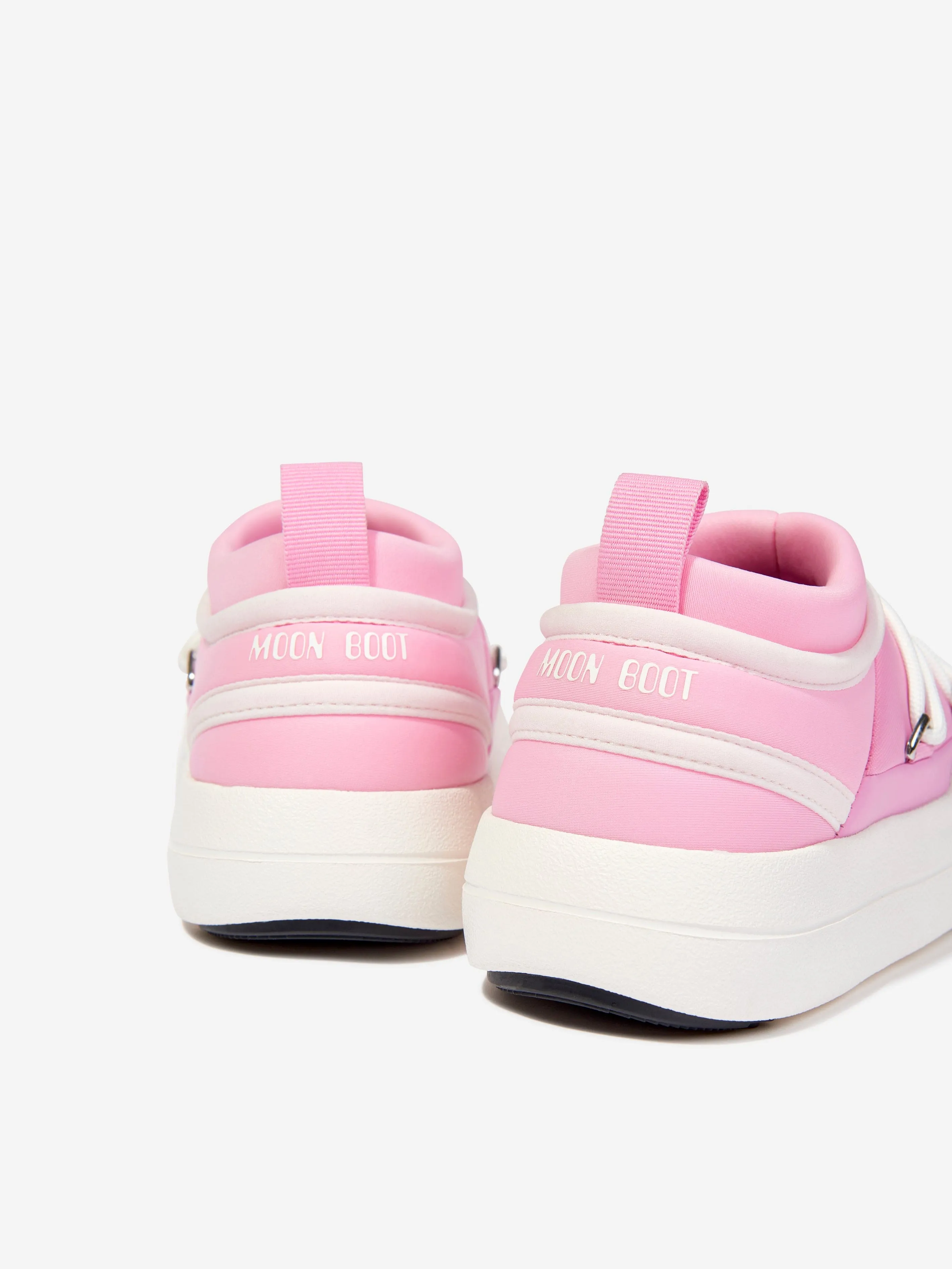 Moon Boot Girls JR Park Icon Trainers in Pink