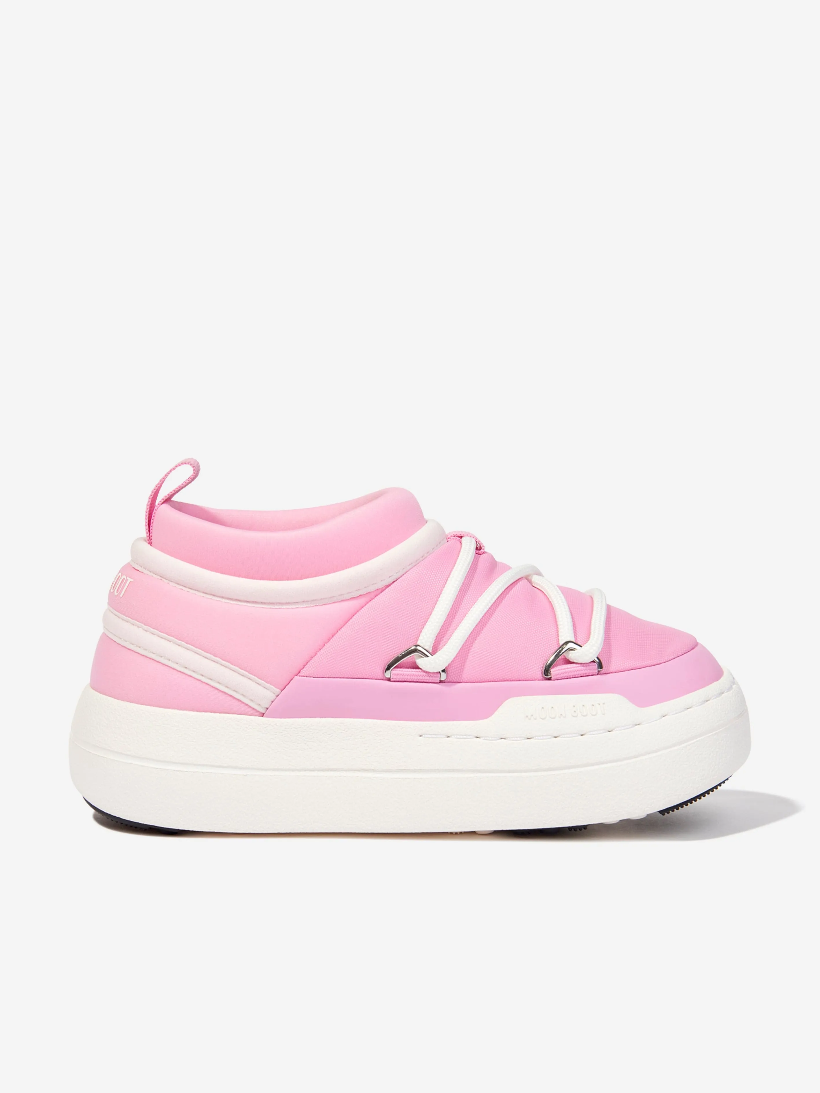 Moon Boot Girls JR Park Icon Trainers in Pink