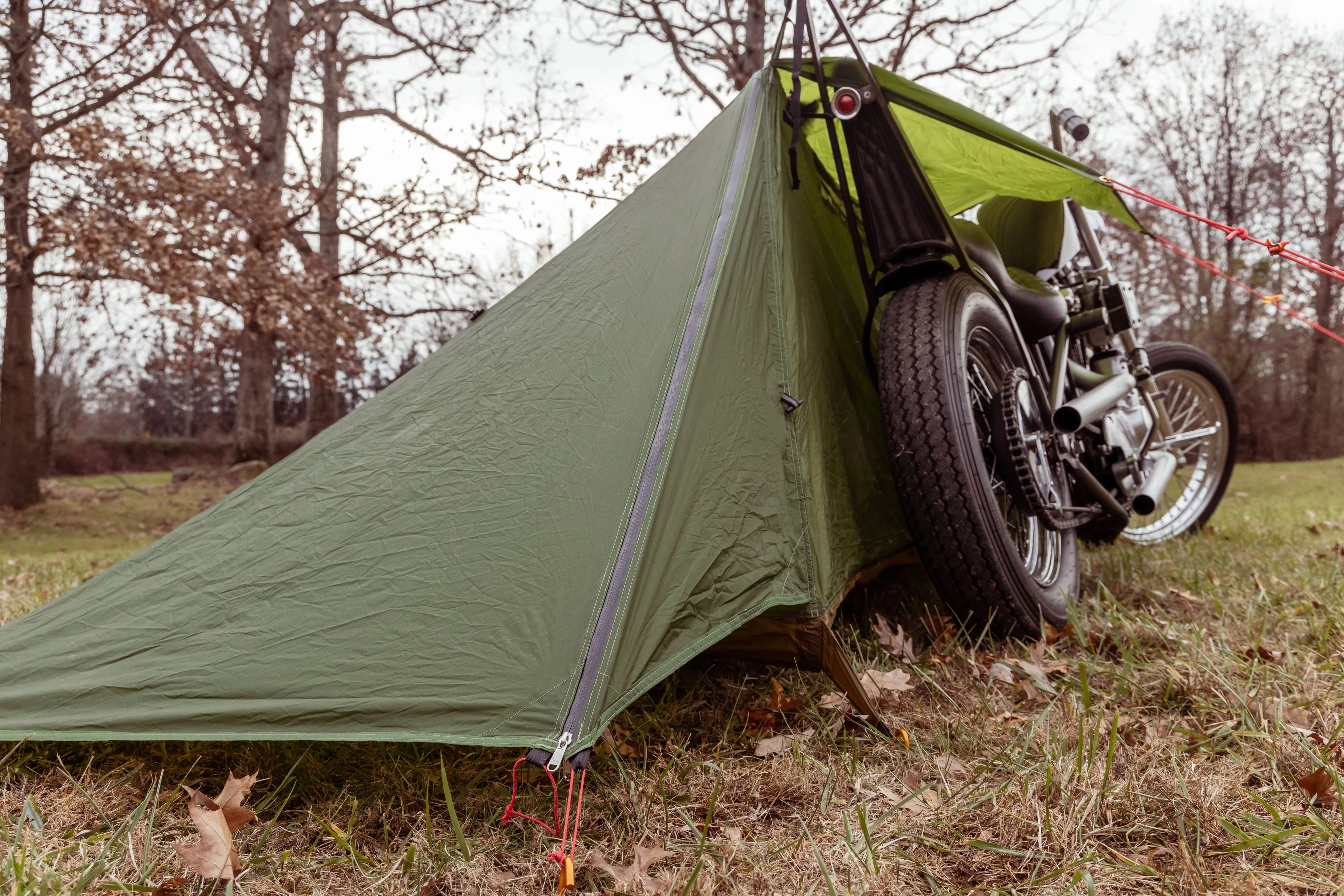 Nomad 4 Motorcycle Tent