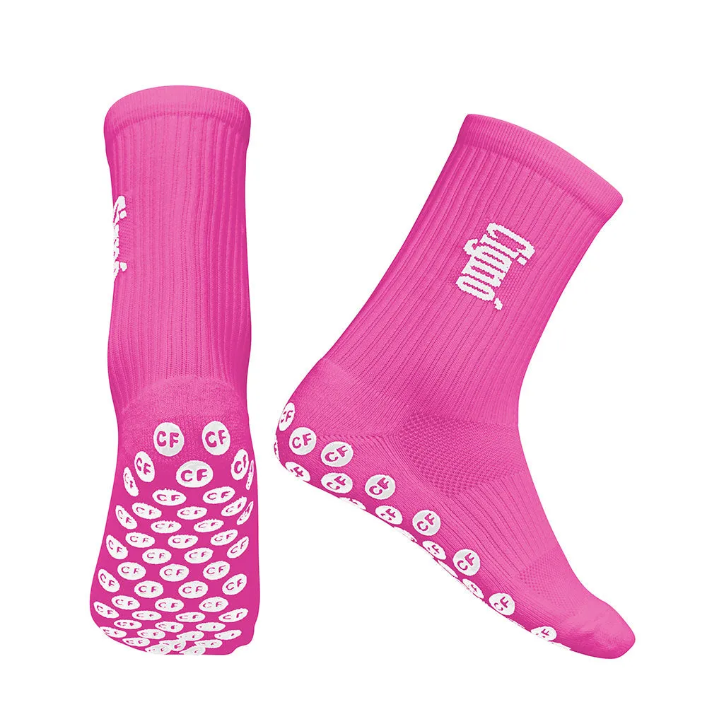 PINK CIGNO GRIP SOCKS