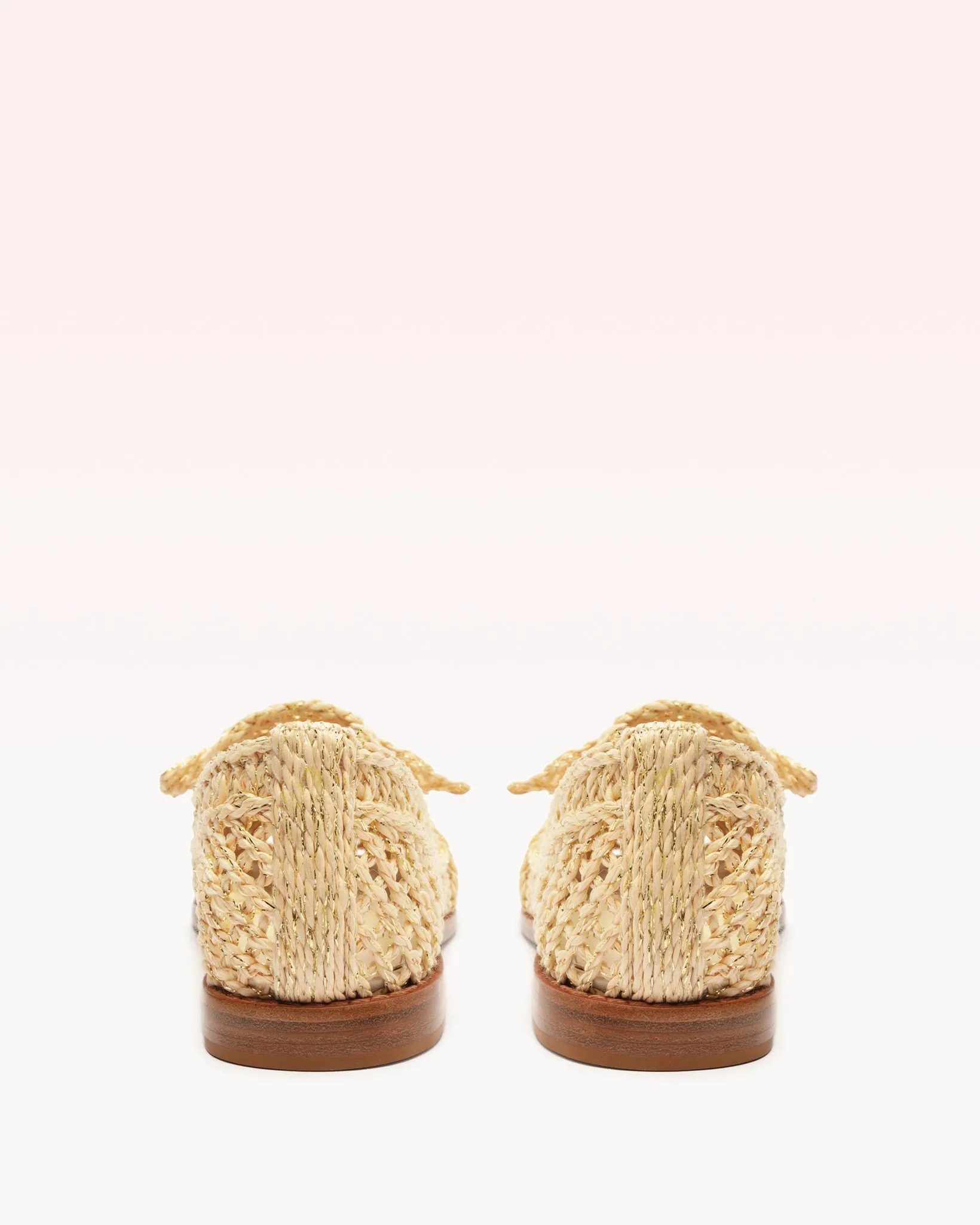 Raffia Penny Loafer Pearl