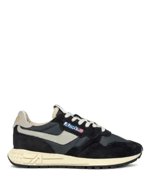 Reelwind Low Man White/Black Suede/Nylon