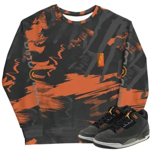 Retro 3 Fear Camo Sweater