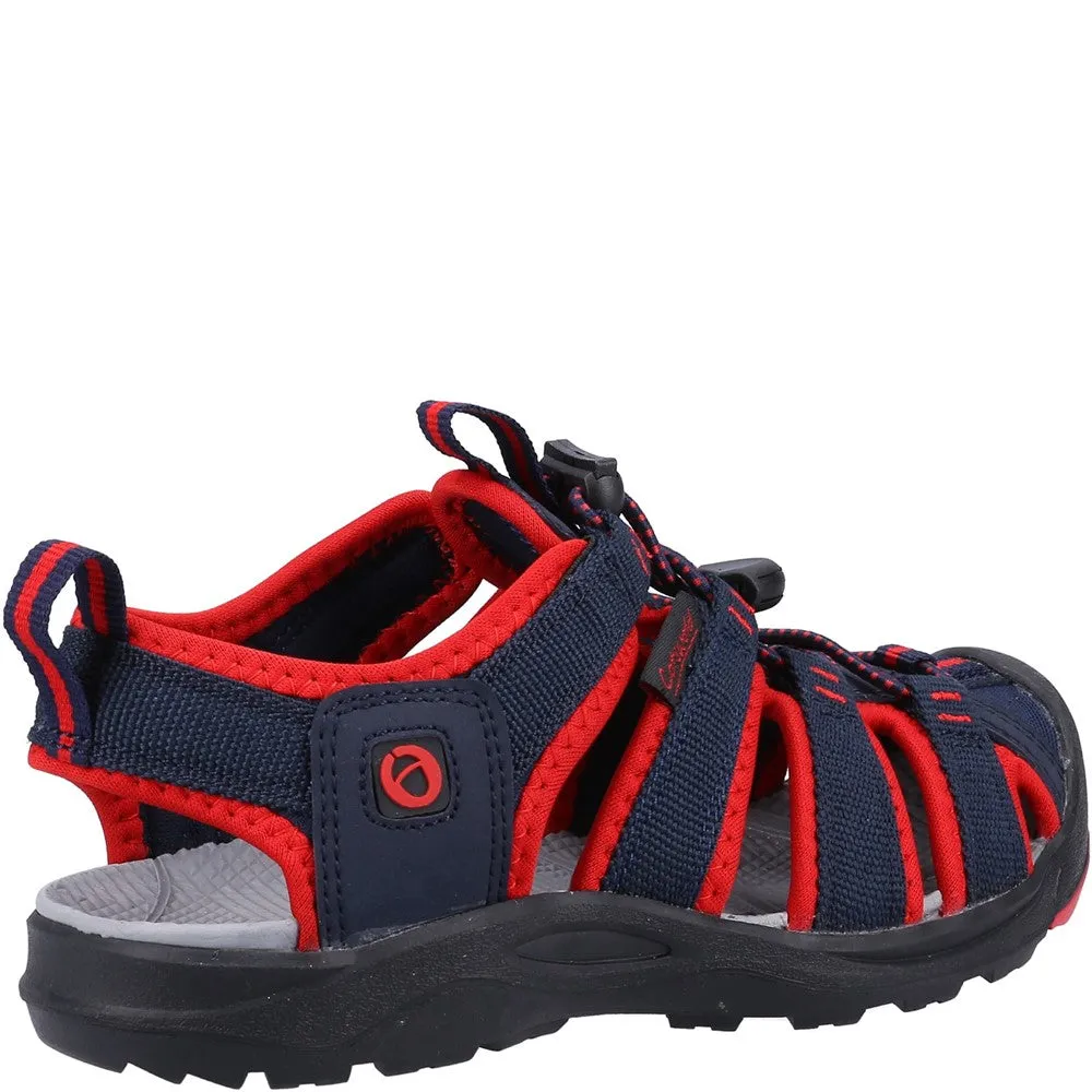 Senior Marshfield Recycled Sandals Navy/Red