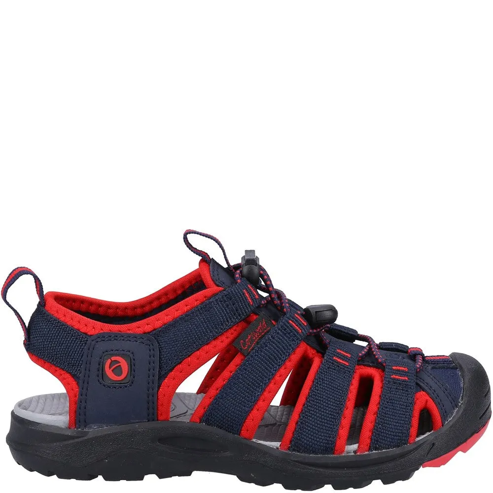 Senior Marshfield Recycled Sandals Navy/Red