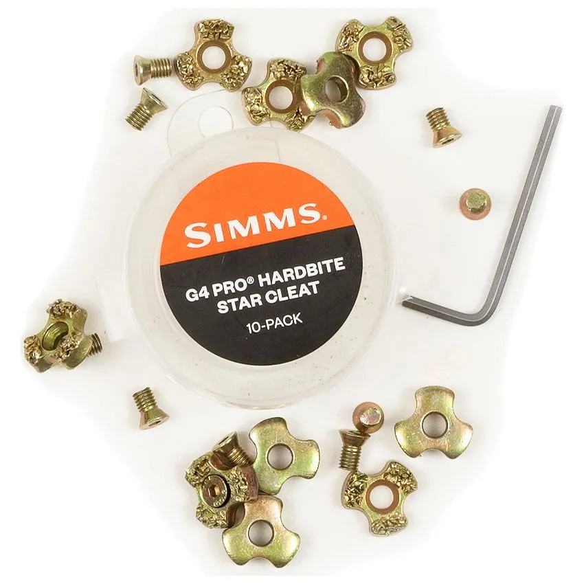 Simms G4 Pro HardBite Star Cleat (10-Puck)