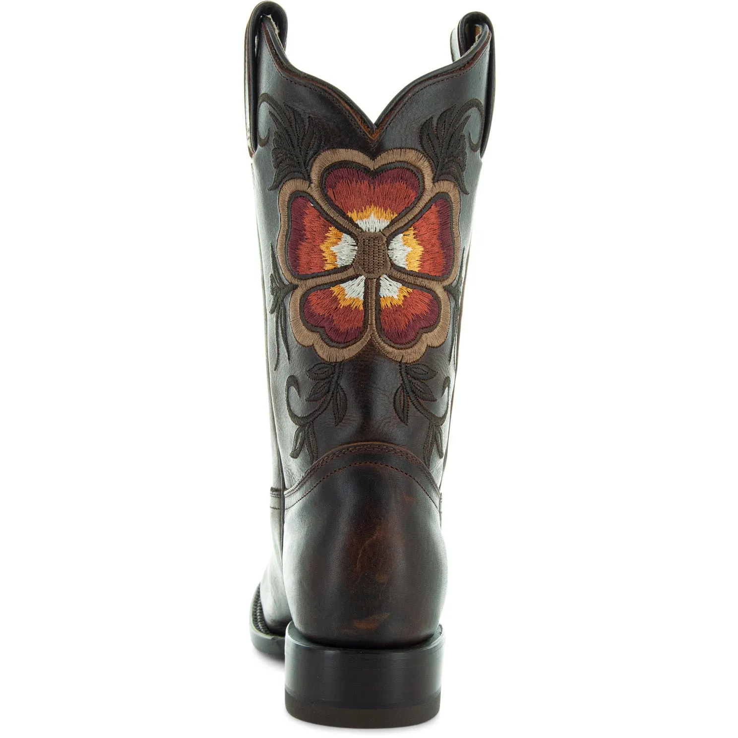 Soto Boots Embroidered Floral Pedal Cowgirl Boots M4005