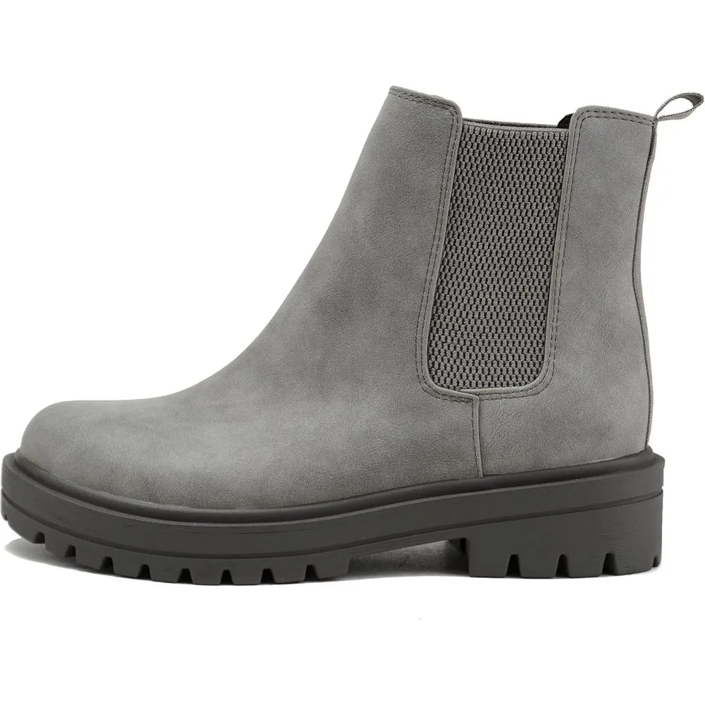 Stylish Low Heel Chelsea Boots