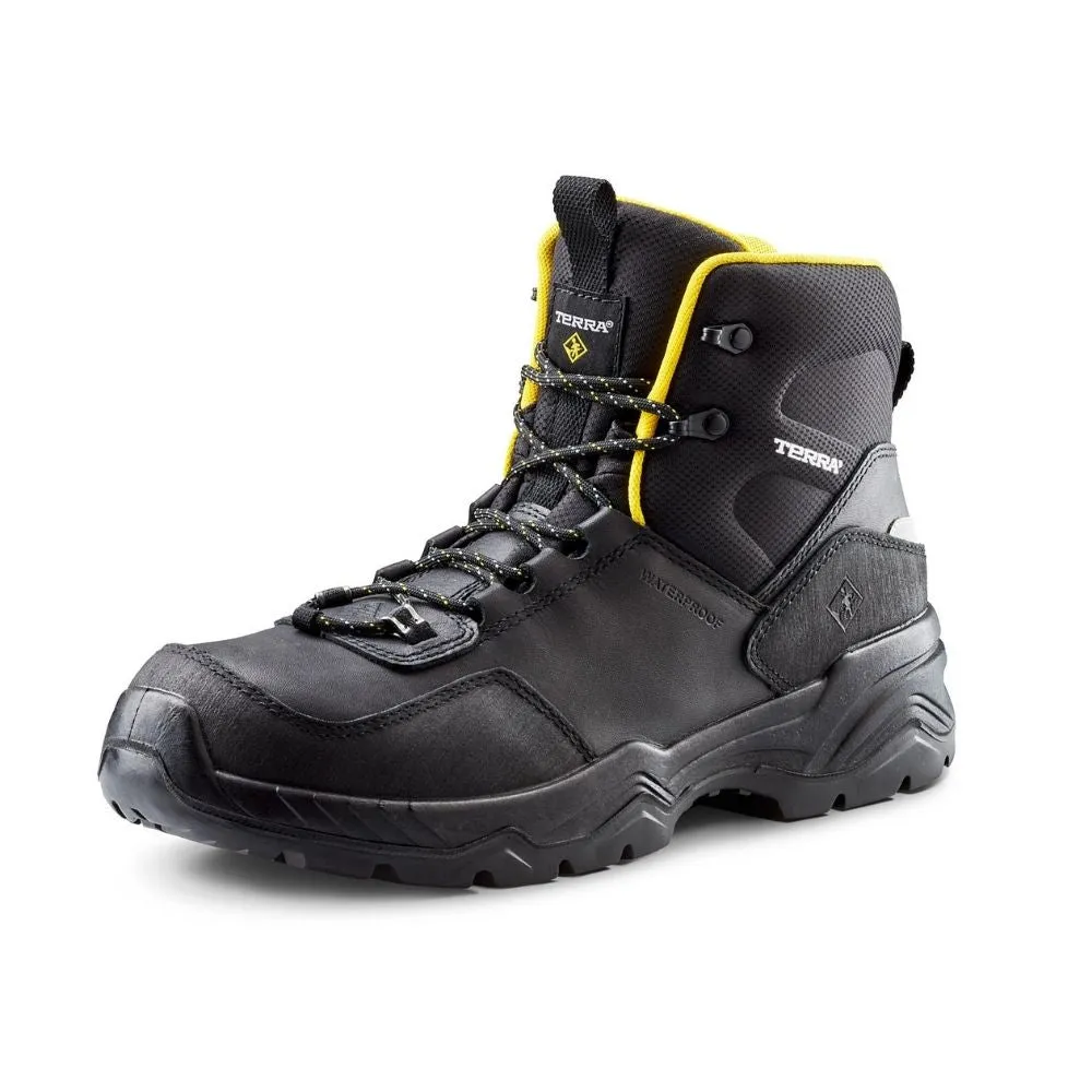 Terra Conway Men's Composite Toe Waterproof Hiker 6" Work Boot TR0A4NS4BLK - Black