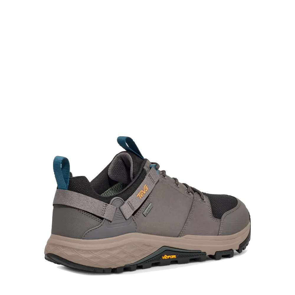 Teva Men's Grandview Low GTX Hiking Shoe in Dark Gull Grey/Blue Coral