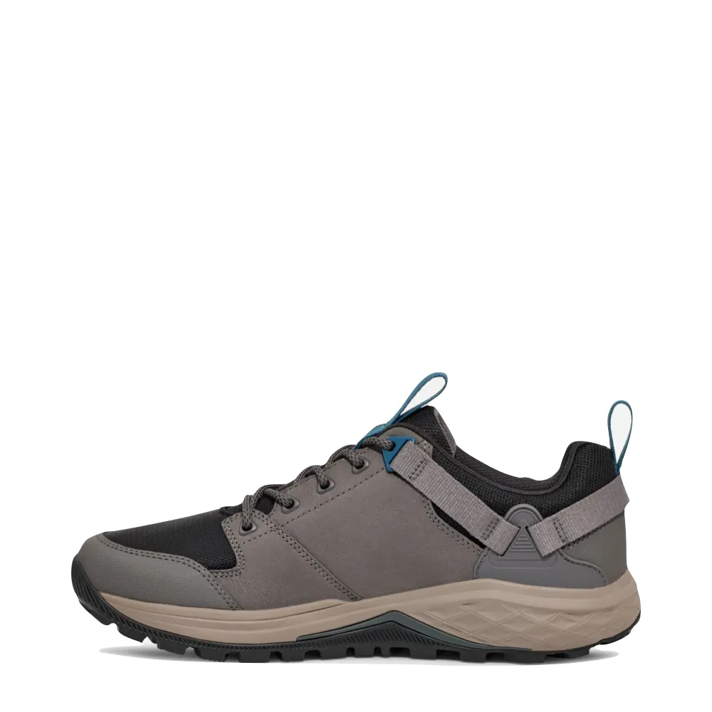 Teva Men's Grandview Low GTX Hiking Shoe in Dark Gull Grey/Blue Coral