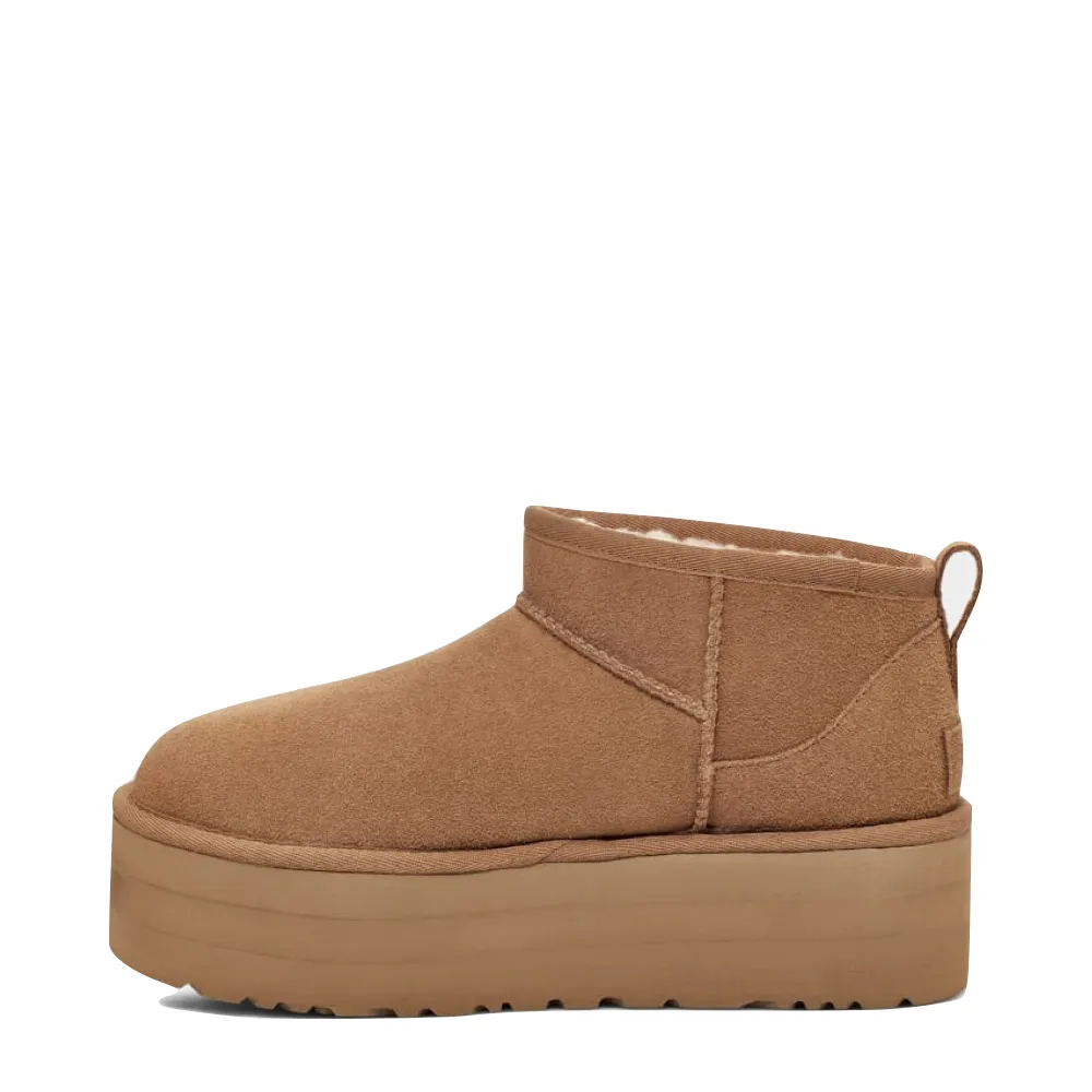 UGG Women's Classic Ultra Mini Platform Boot in Chestnut